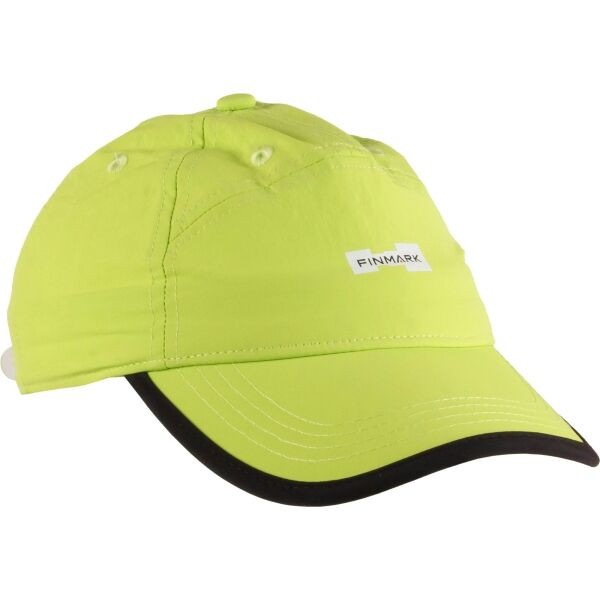 Finmark SUMMER CAP Dětská kšiltovka, reflexní neon, velikost