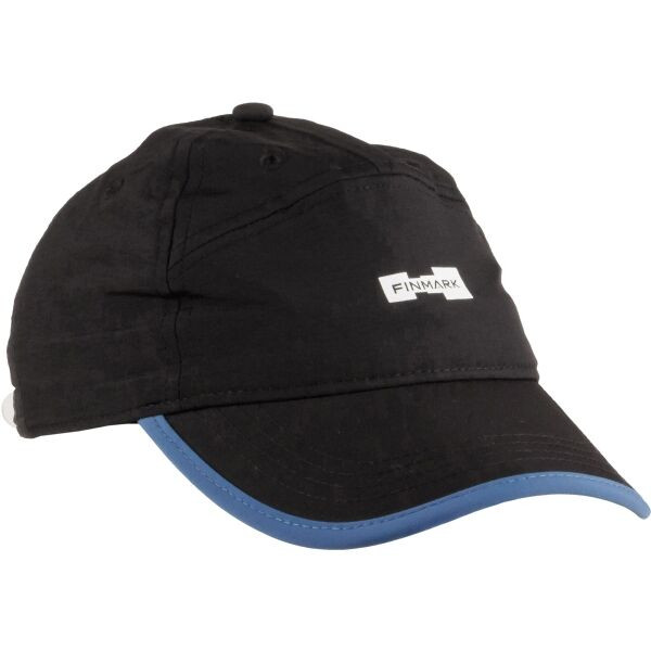 Finmark SUMMER CAP Dětská kšiltovka, černá, velikost