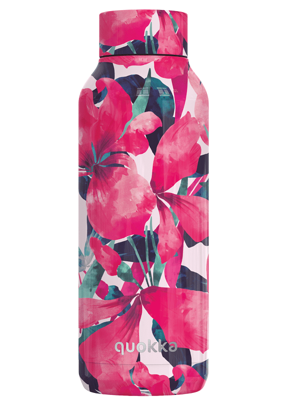 Nerezová termoláhev Solid, 510ml, Quokka, pink bloom