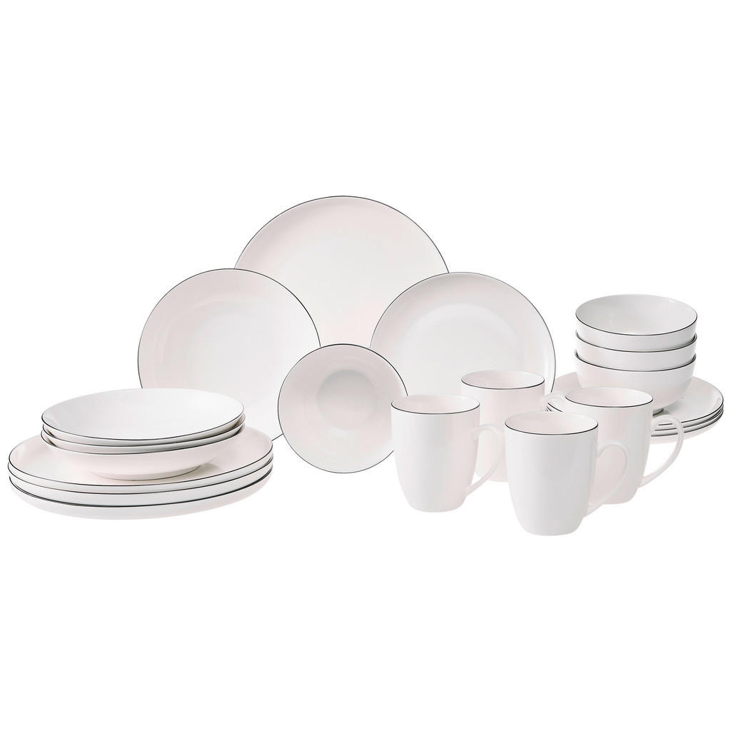 Novel KOMBINOVANÁ SOUPRAVA 20dílné, porcelán (new bone china) keramika