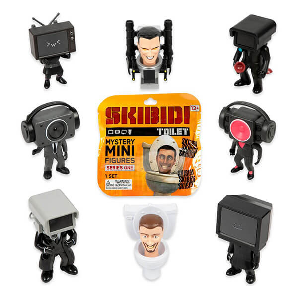 Skibidi Toilet Minifigurka - Series One Mystery Pack - 6 cm