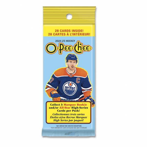 2024-2025 NHL Upper Deck O-Pee-Chee Fat Pack - hokejové karty