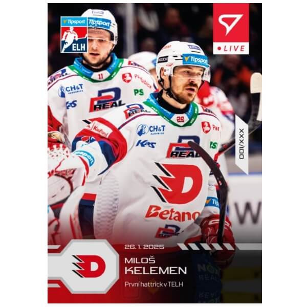 Hokejová karta Live Tipsport 2024-2025 - L-77 Miloš Kelemen