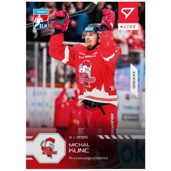 Hokejová karta Live Tipsport 2024-2025 - L-69 Michal Kunc