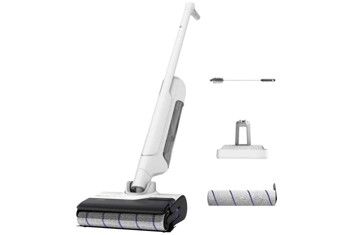 Víceúčelový vysavač Rowenta X-Clean 10 na mokré a suché vysávání GZ7540WO Černý/Bílý