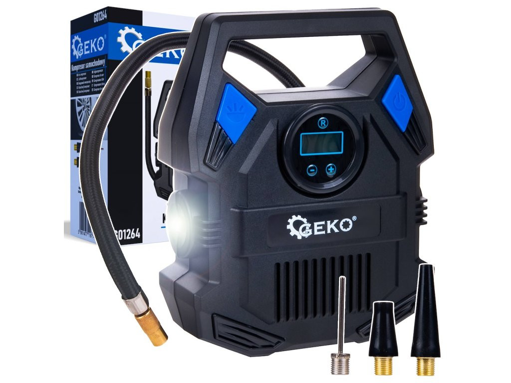 GEKO Kompresor do auta 12 V, 84 W