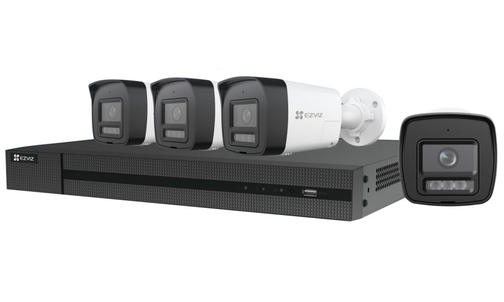 EZVIZ X5K KIT (8CH, 2TB included) + 4×H3K 4K/8MP