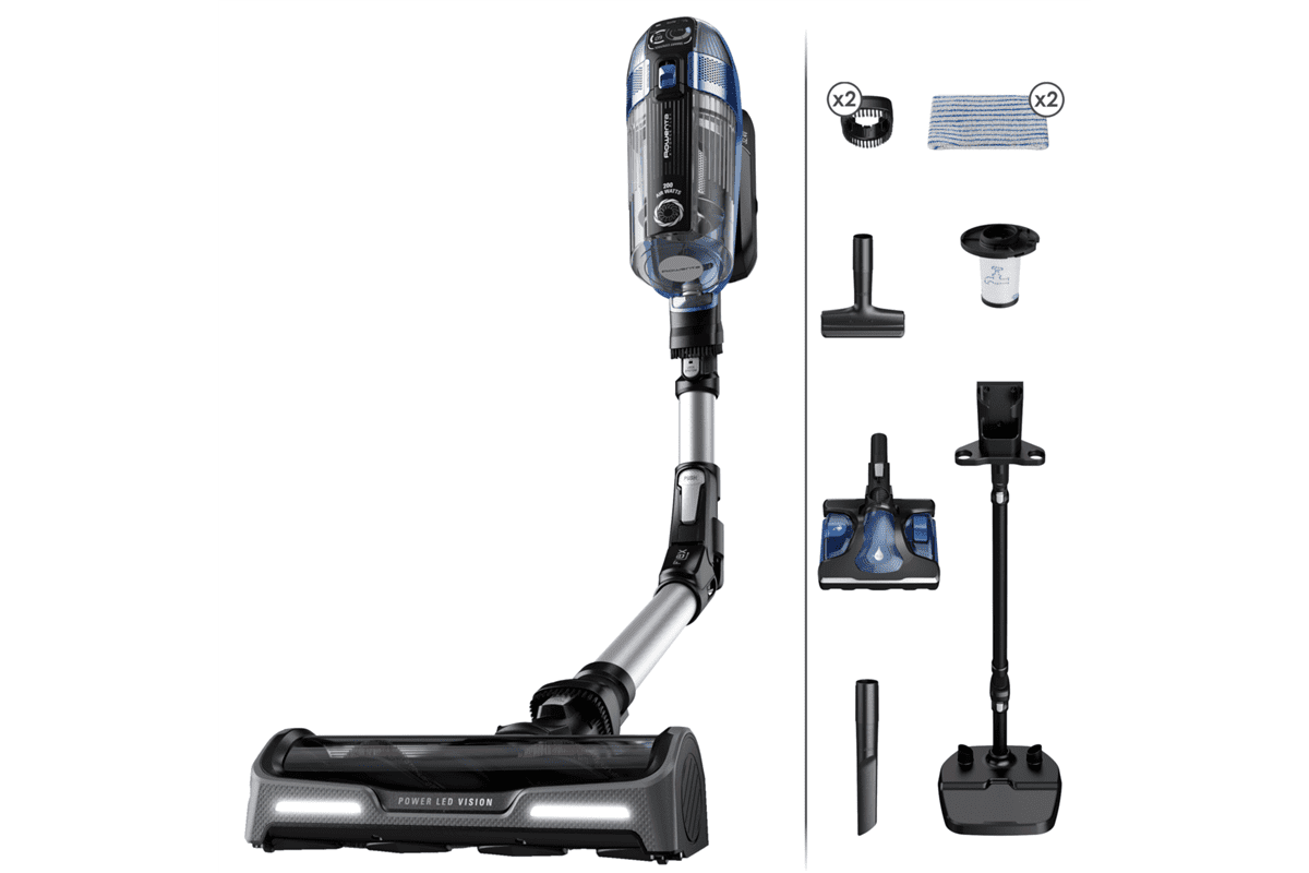 Tyčový vysavač Rowenta X-Force Flex 14.60 Aqua RH99C3WO Modrý/Černý