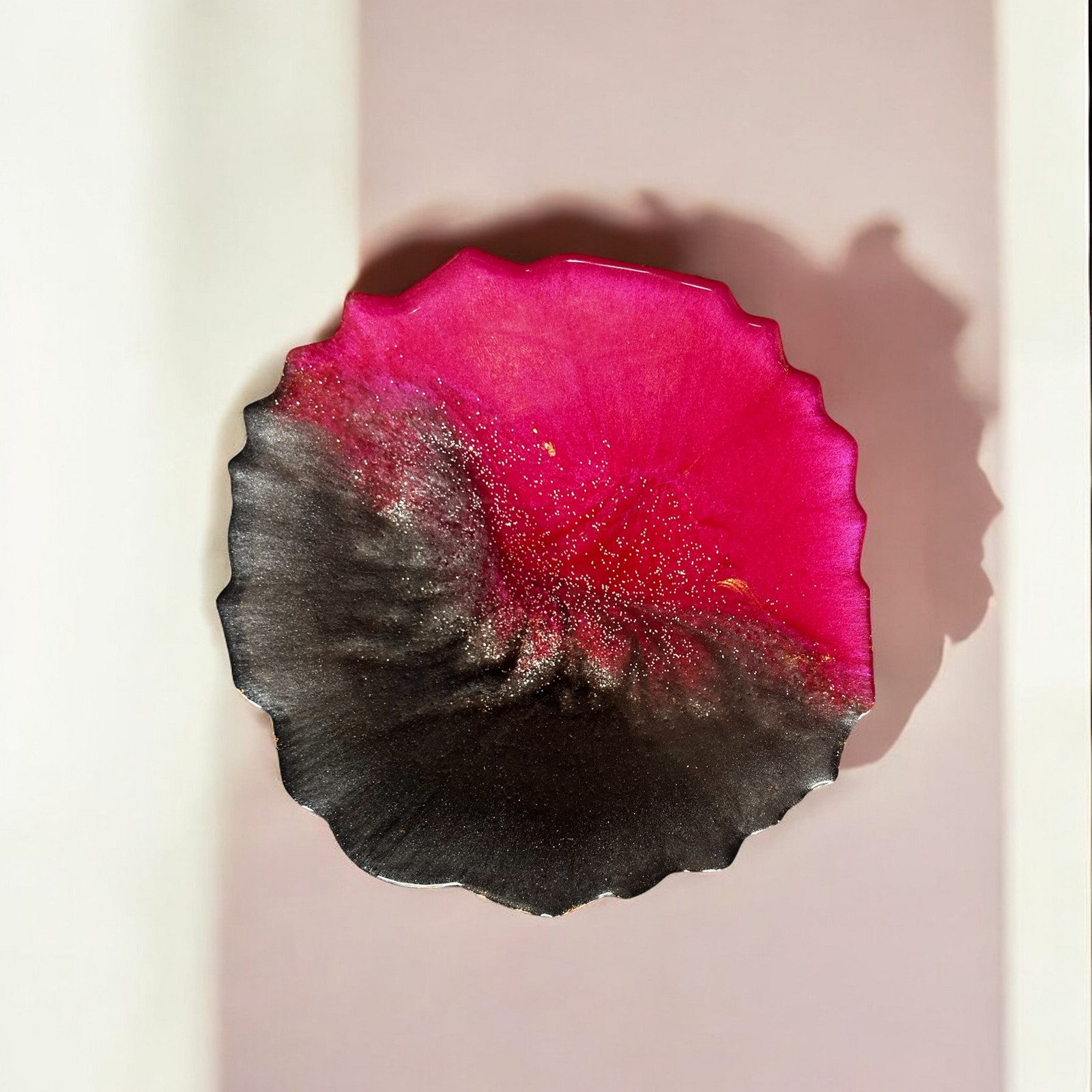 Puaree | Podtácek z pryskyřice Pink Sapphire