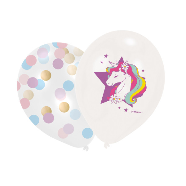 Jednorožec balónky 6 ks 28 cm