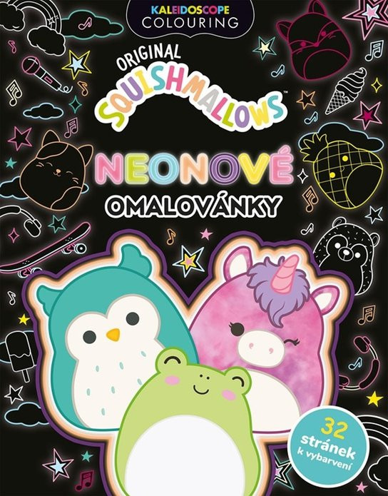 Squishmallows Neonové omalovánky