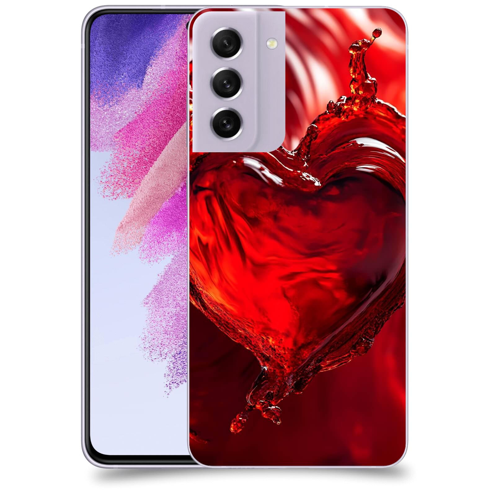 ACOVER Kryt na mobil Samsung Galaxy S21 FE 5G - Love II