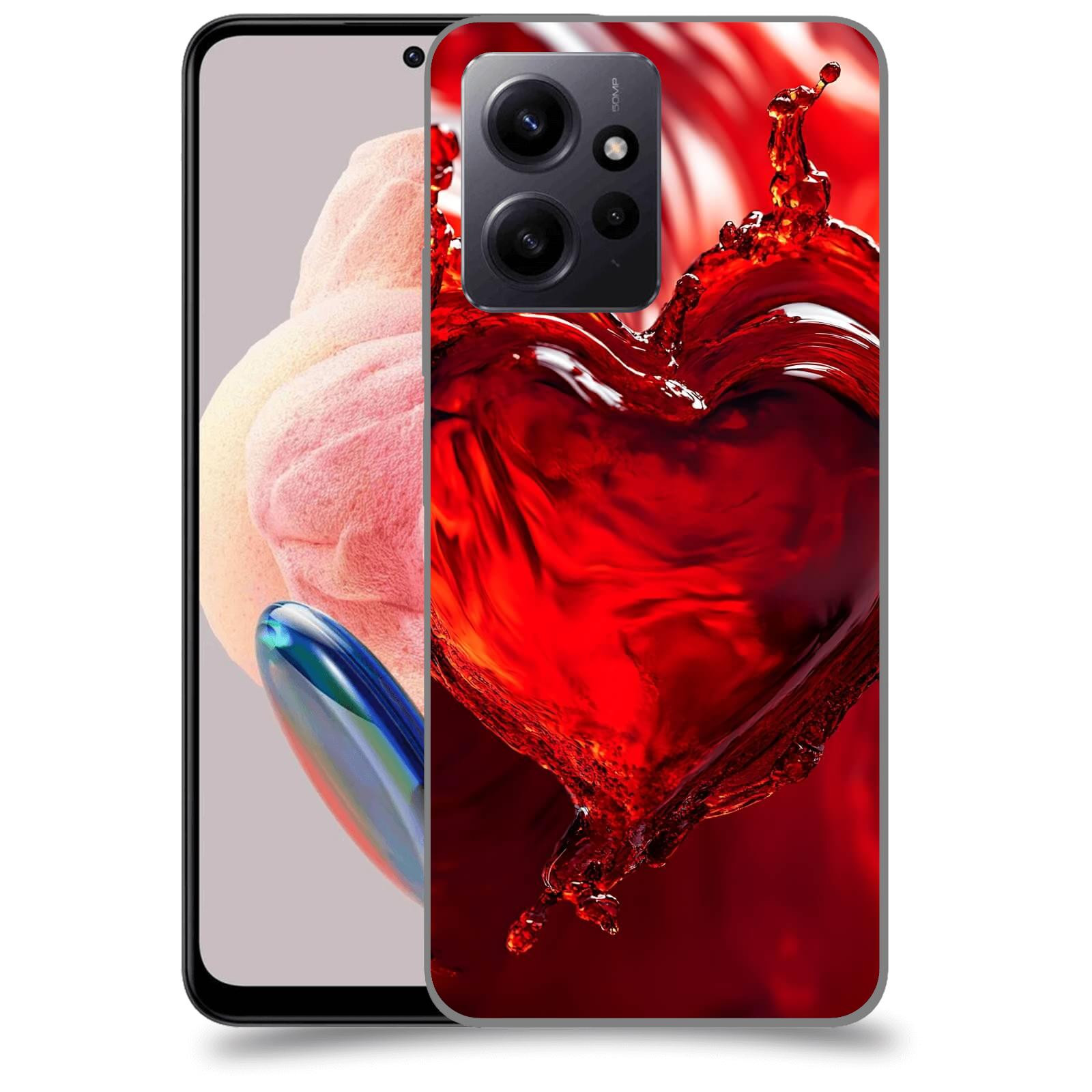 ACOVER Kryt na mobil Xiaomi Redmi Note 12 4G - Love II