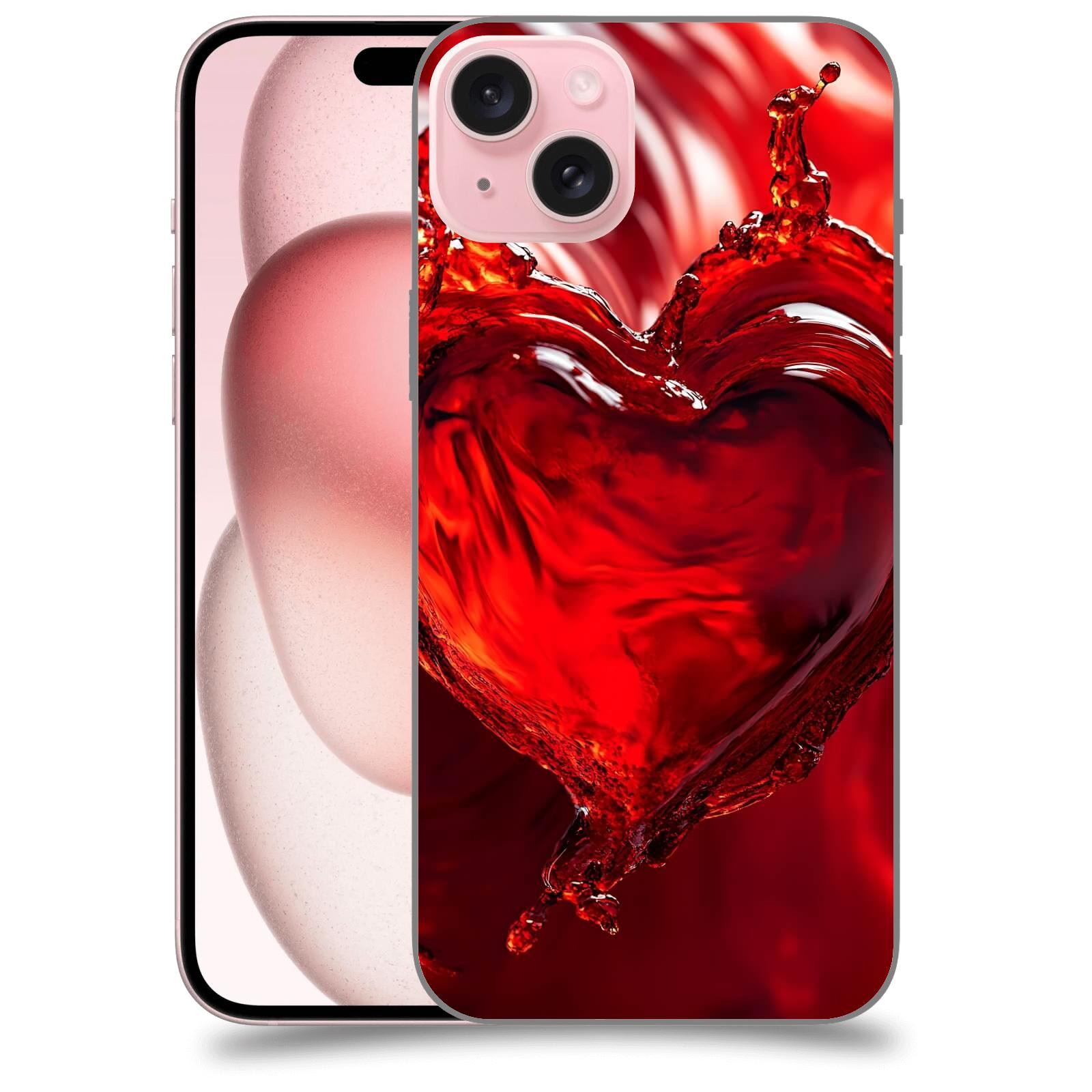 ACOVER Kryt na mobil Apple iPhone 15 plus - Love II