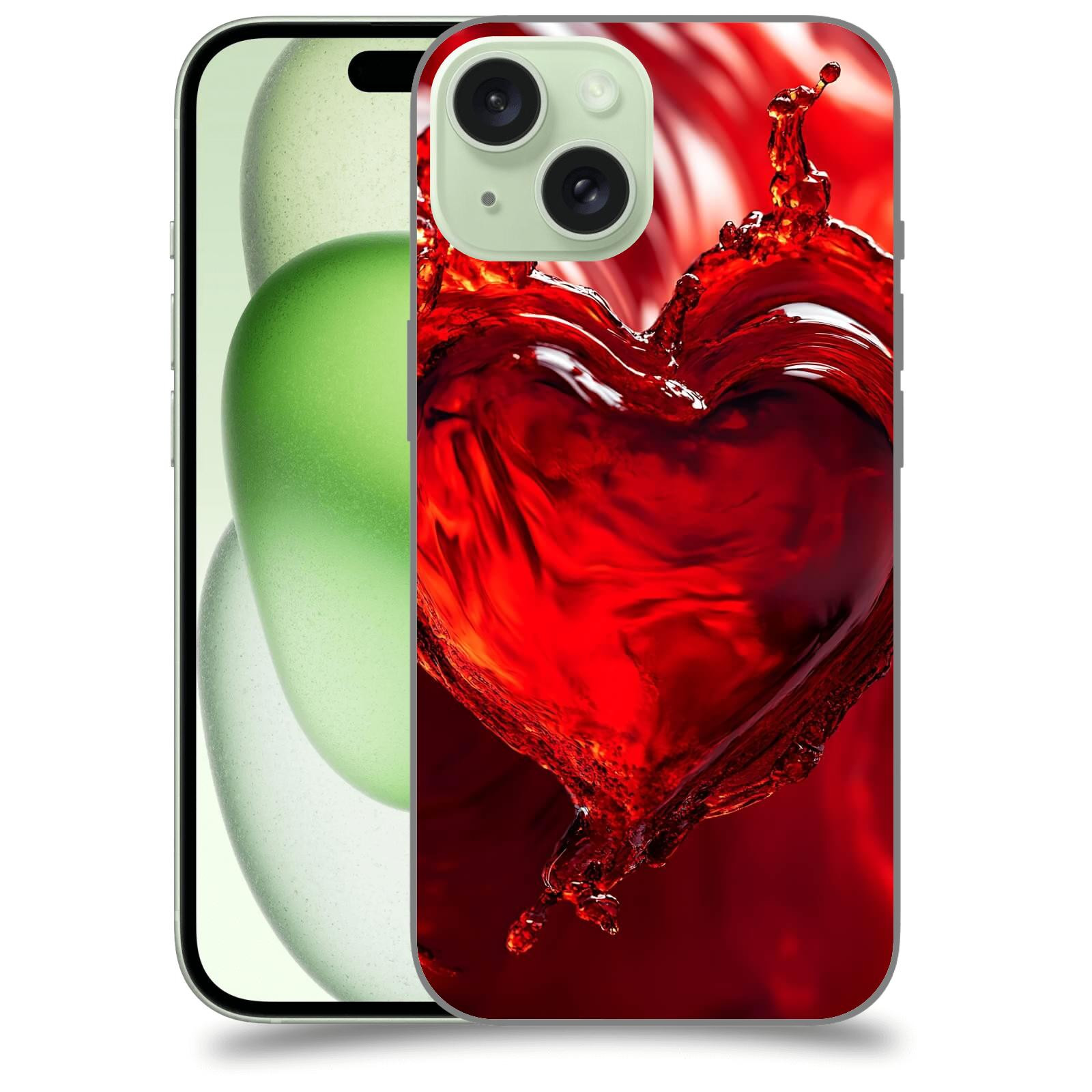ACOVER Kryt na mobil Apple iPhone 15 - Love II