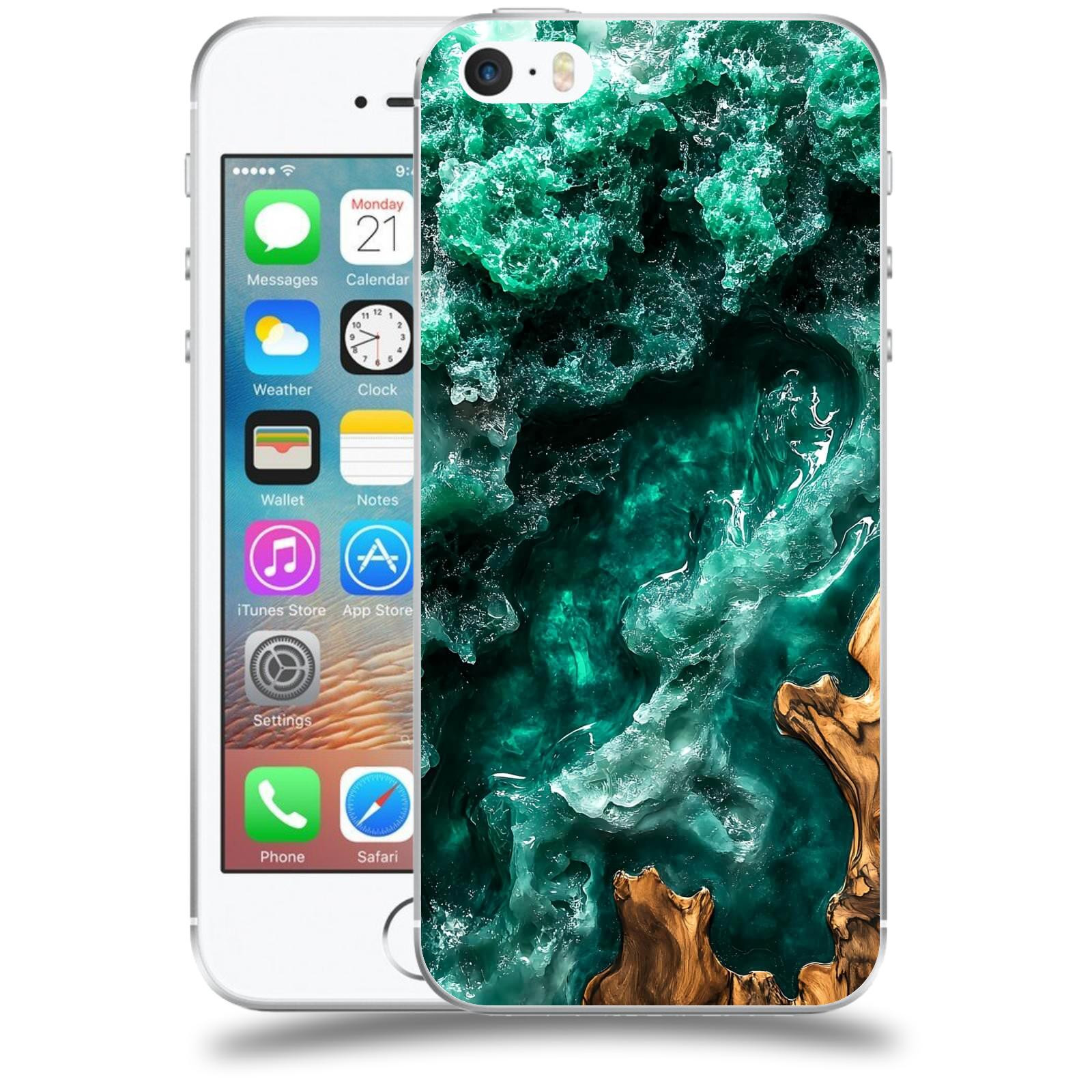 ACOVER Kryt na mobil Apple iPhone 5/5S/SE - Forest Wood I