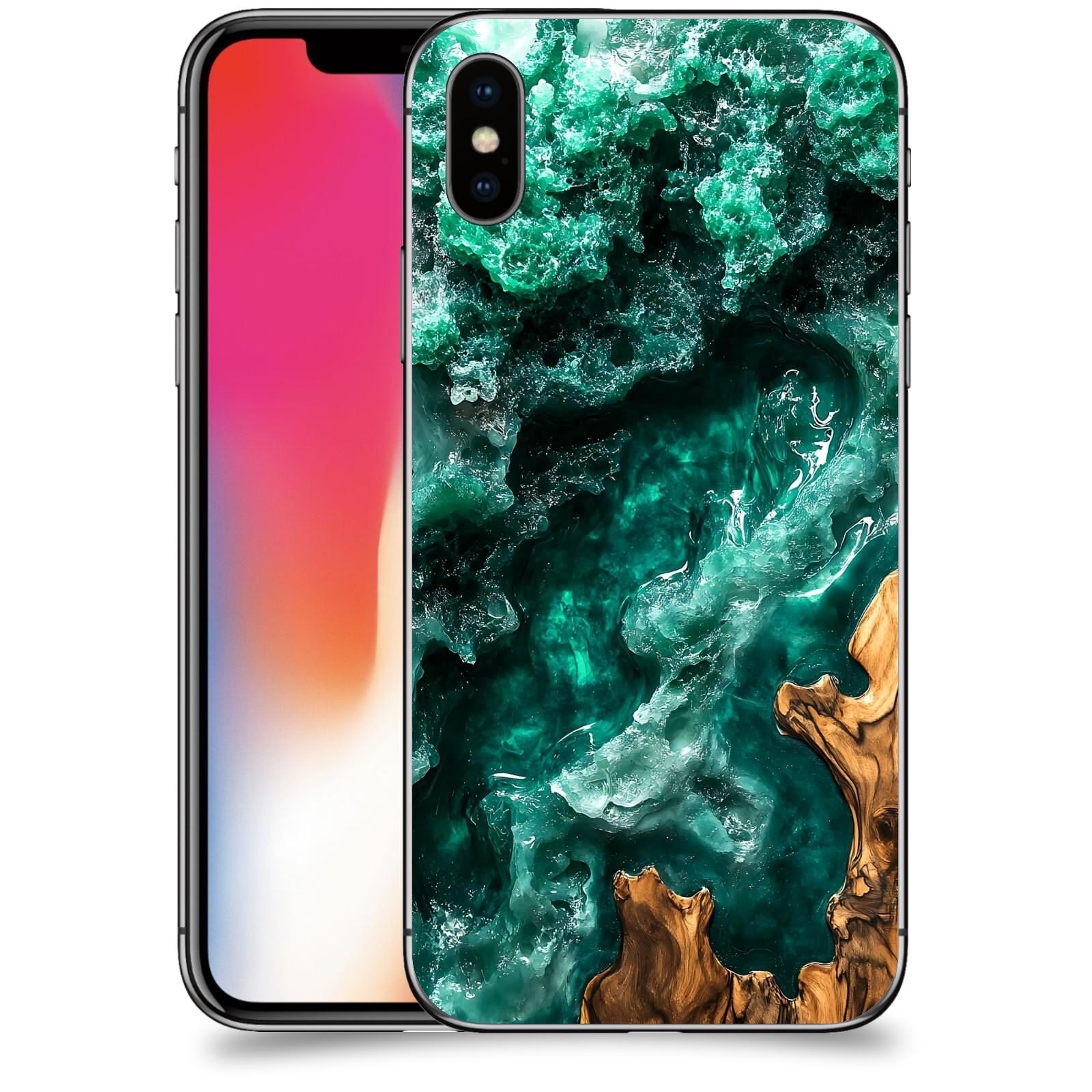 ACOVER Kryt na mobil Apple iPhone X/XS - Forest Wood I