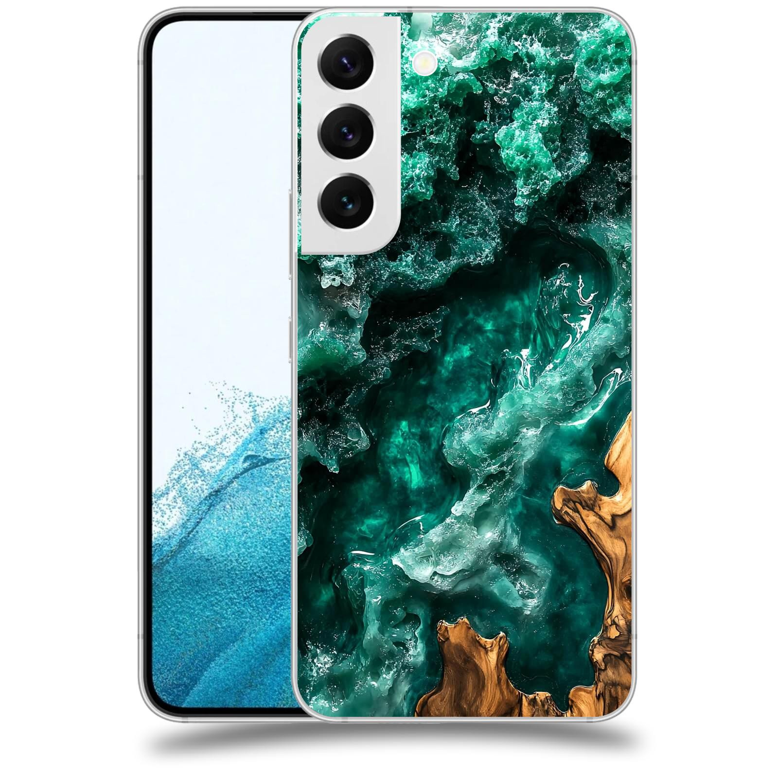 ACOVER Kryt na mobil Samsung Galaxy S22 5G - Forest Wood I