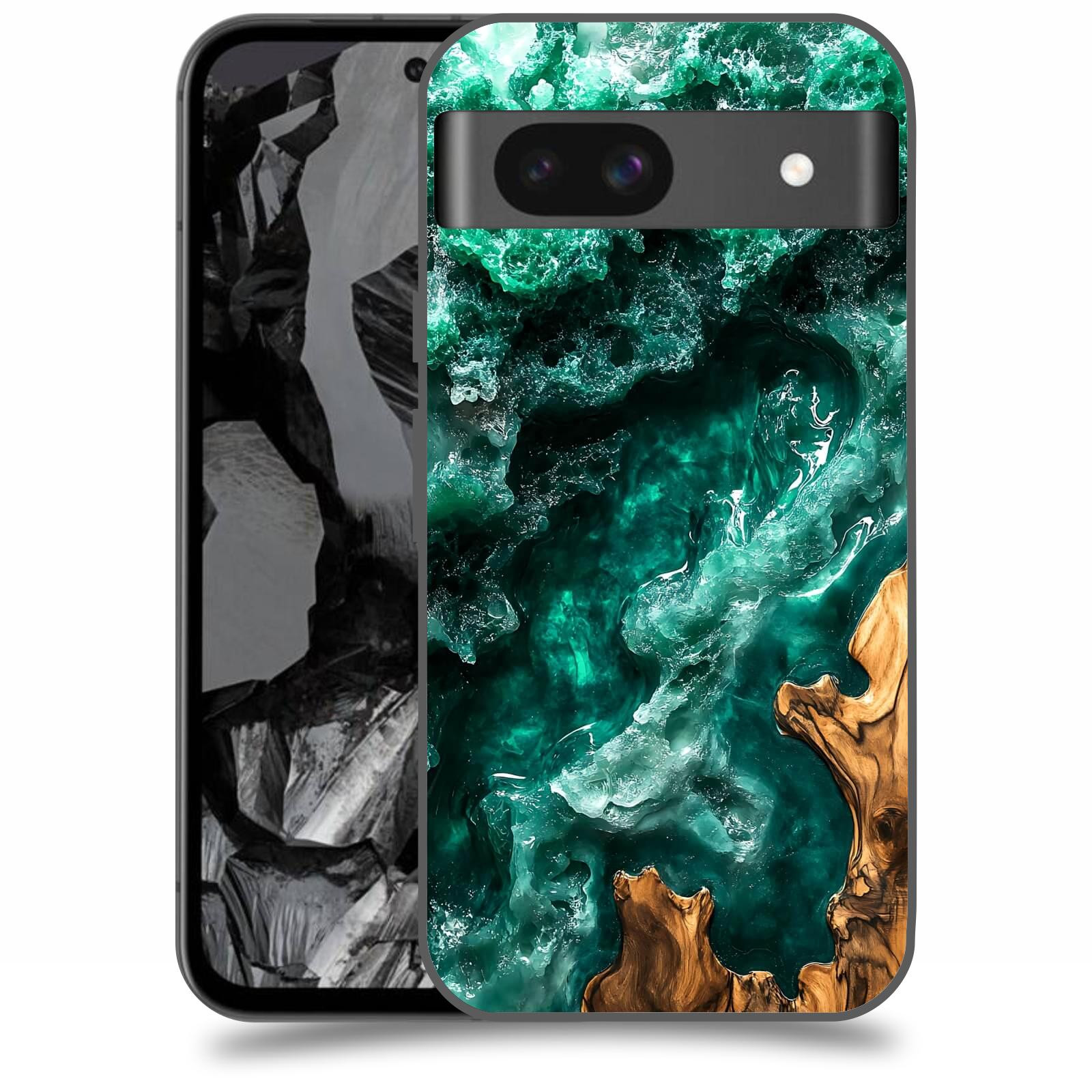ACOVER Kryt na mobil Google Pixel 8A - Forest Wood I