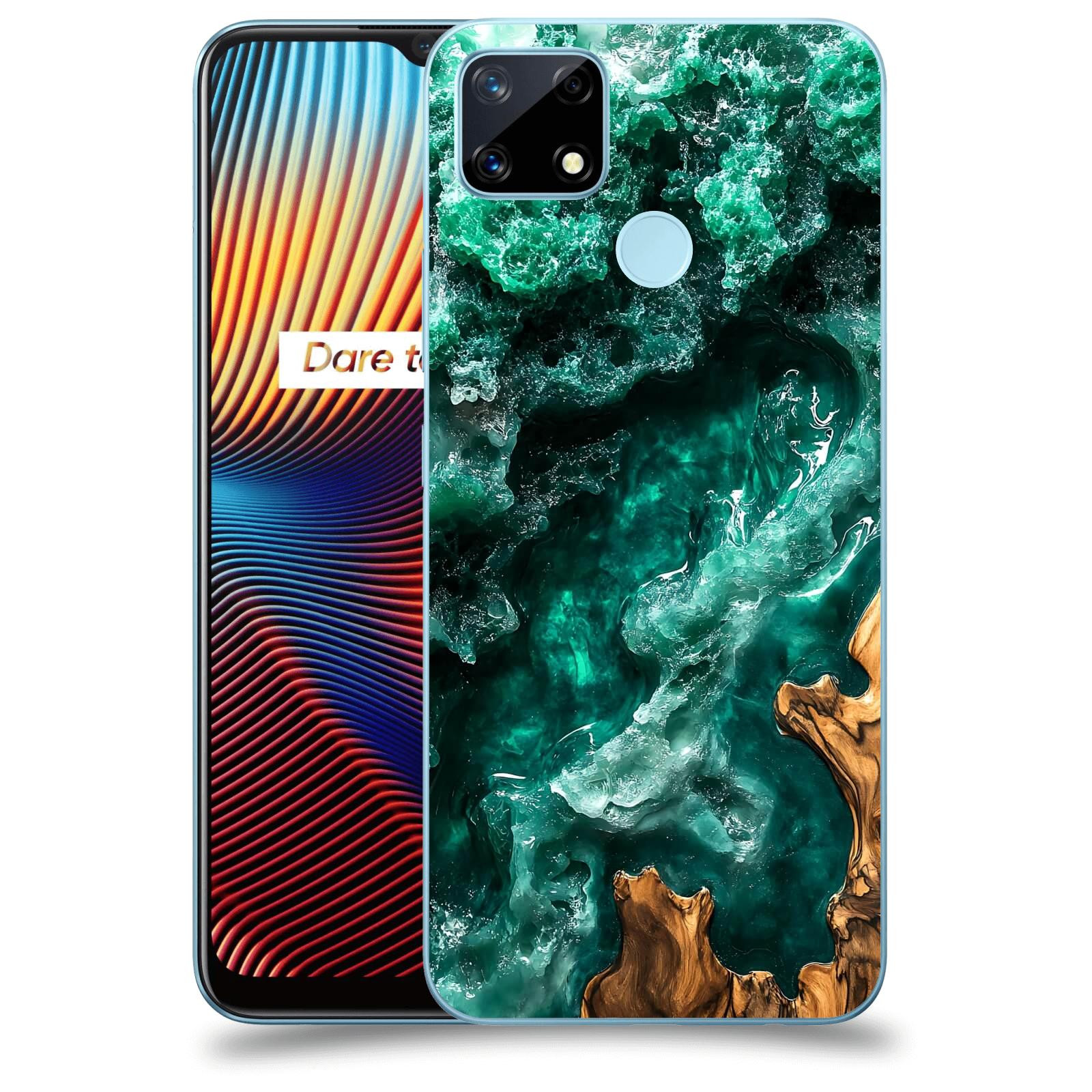ACOVER Kryt na mobil Realme 7i - Forest Wood I