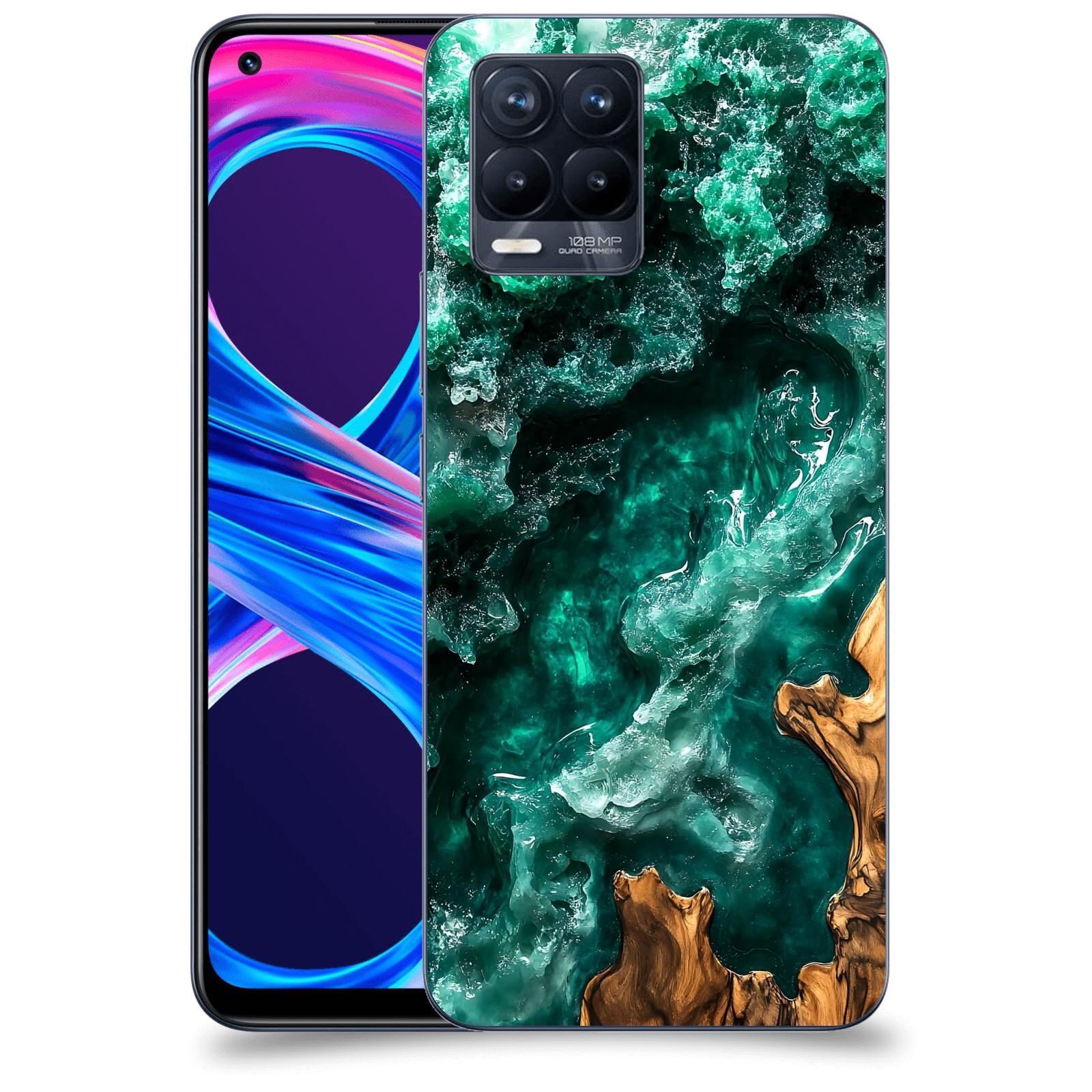 ACOVER Kryt na mobil Realme 8 Pro - Forest Wood I