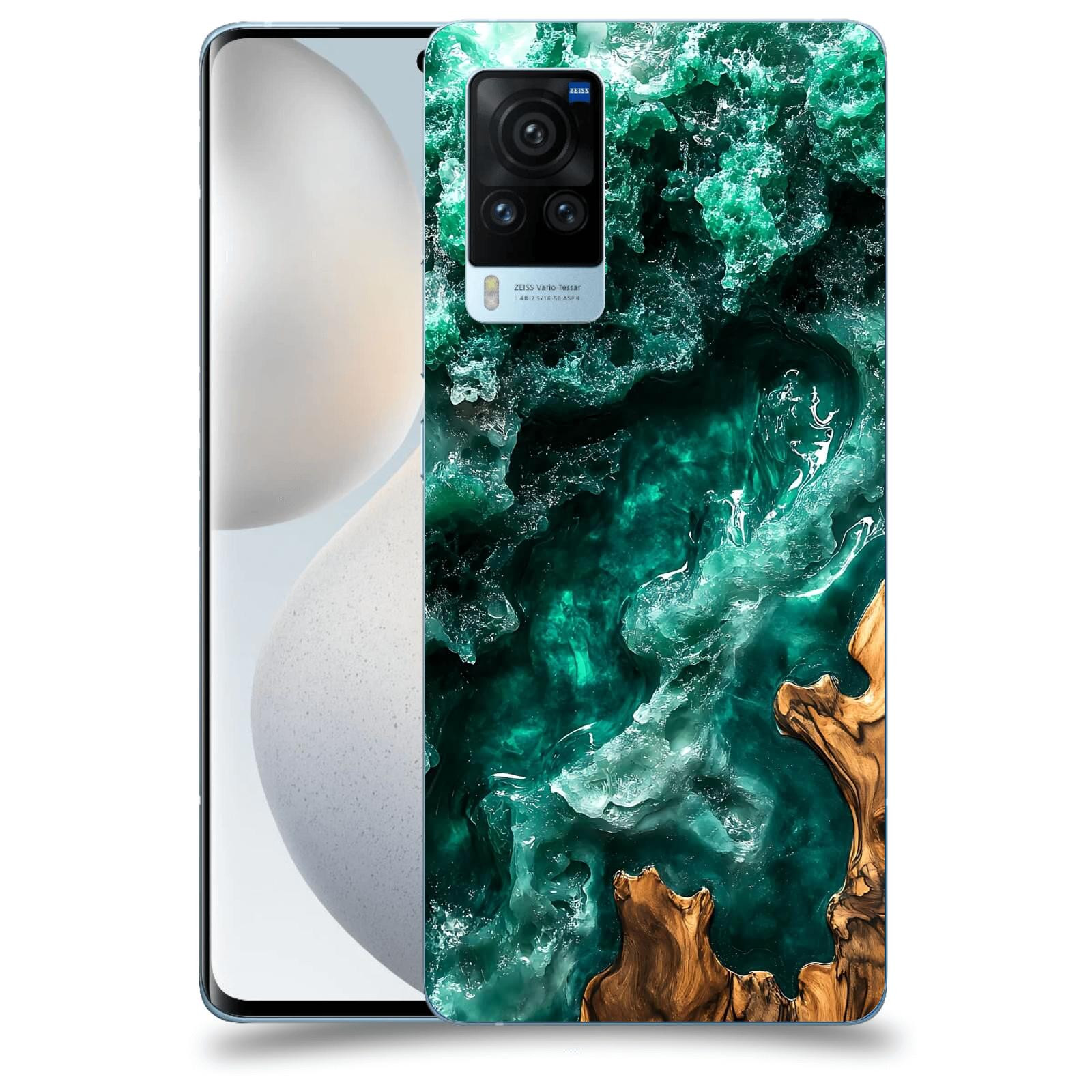 ACOVER Kryt na mobil Vivo X60 Pro 5G - Forest Wood I