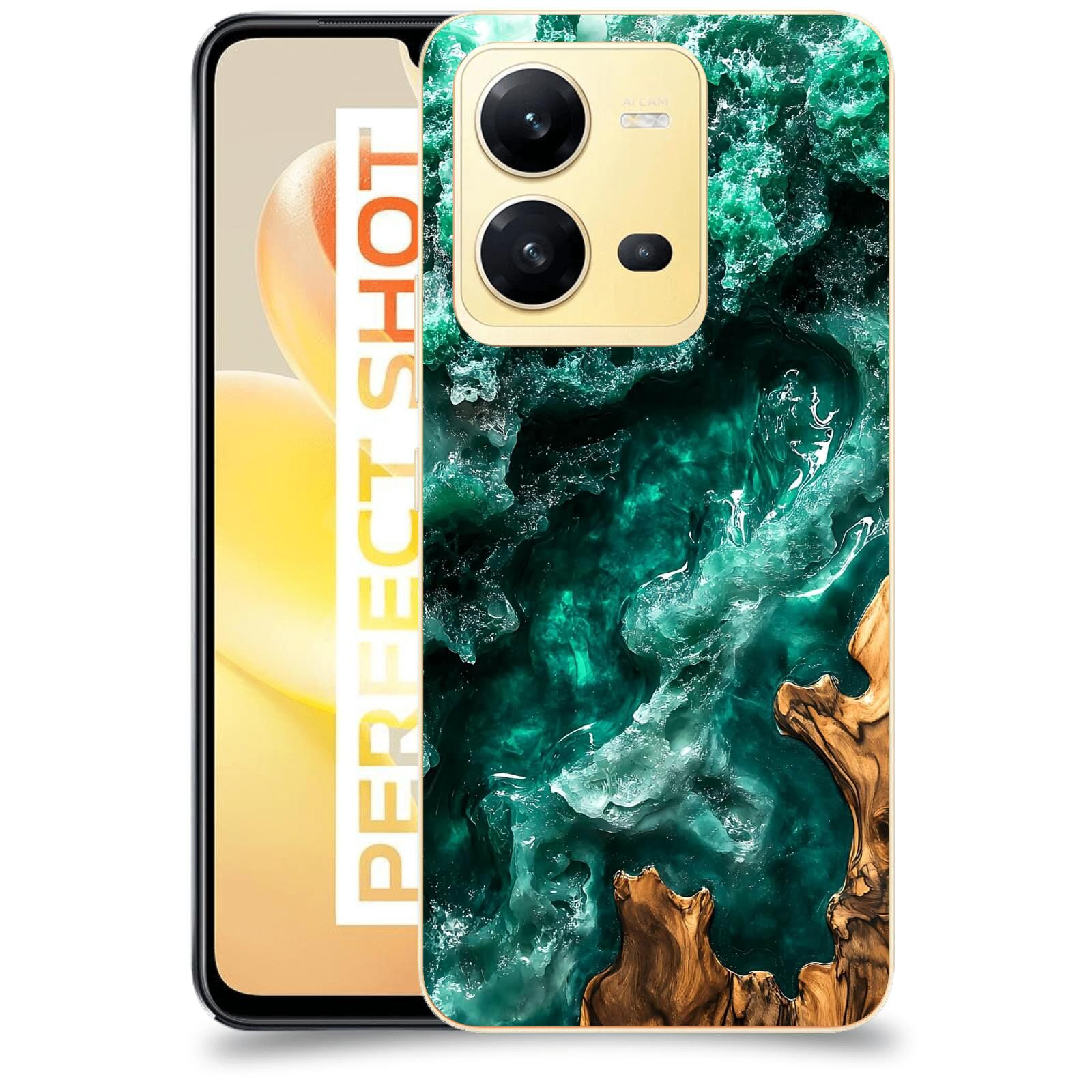ACOVER Kryt na mobil Vivo X80 Lite - Forest Wood I