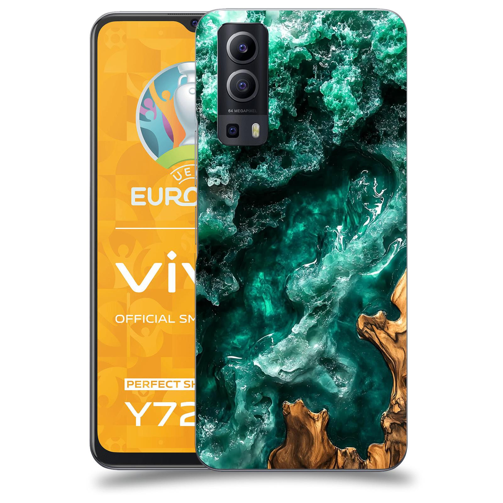 ACOVER Kryt na mobil Vivo Y72 5G - Forest Wood I