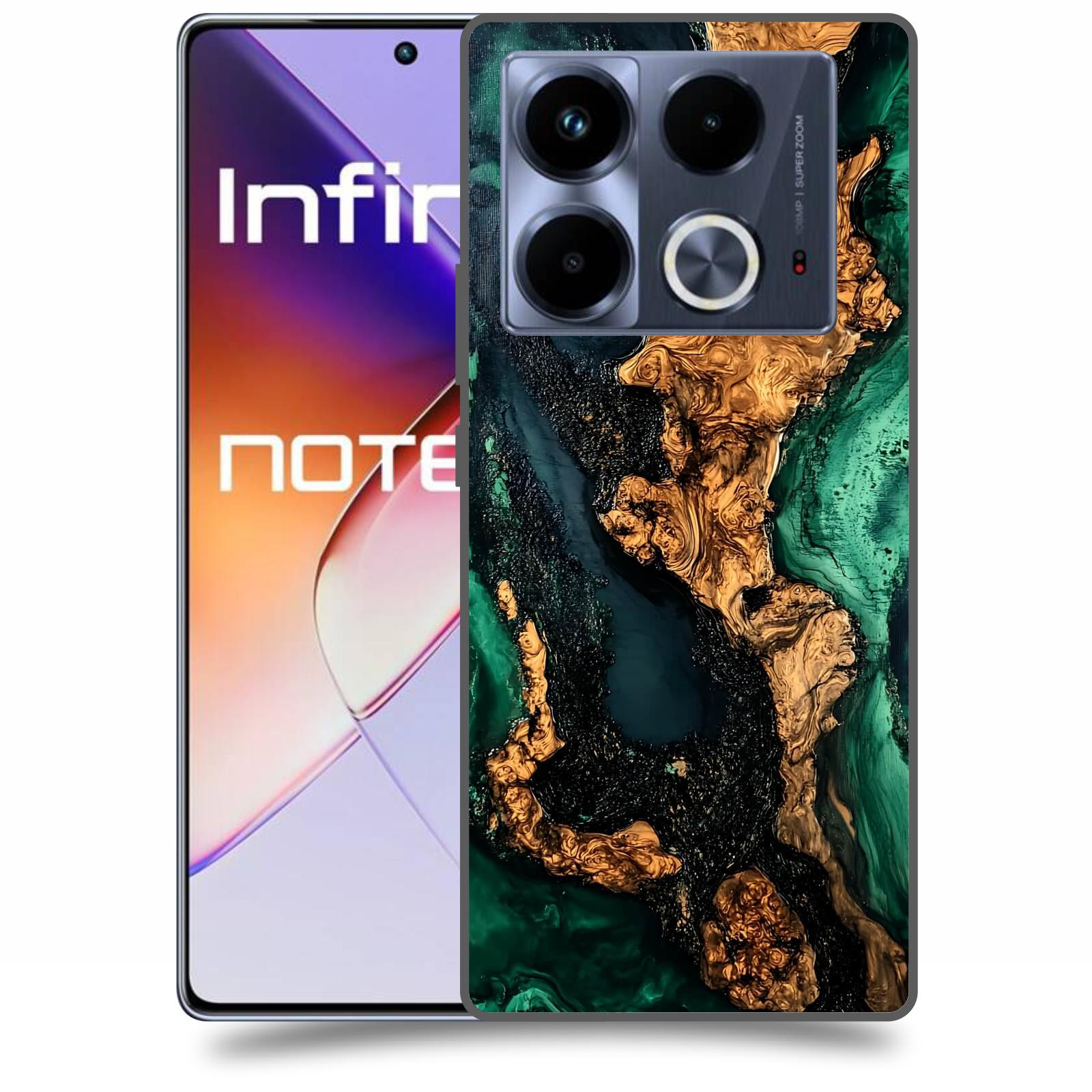 ACOVER Kryt na mobil Infinix Note 40 - Forest Wood II