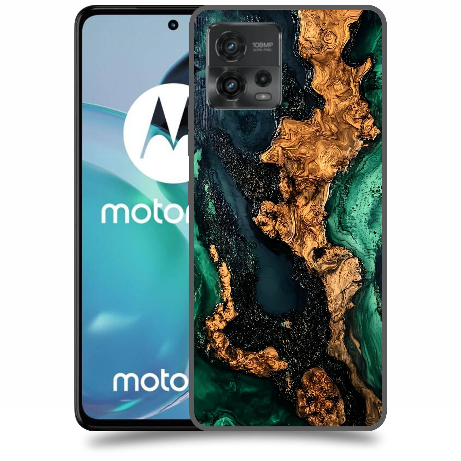 ACOVER Kryt na mobil Motorola Moto G72 - Forest Wood II