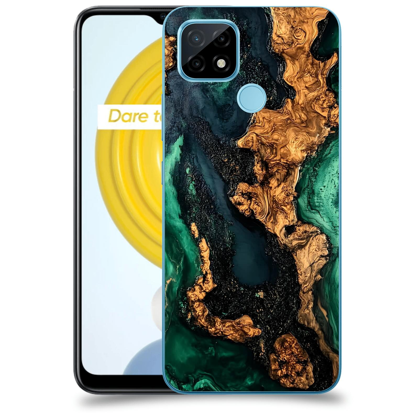 ACOVER Kryt na mobil Realme C21 - Forest Wood II