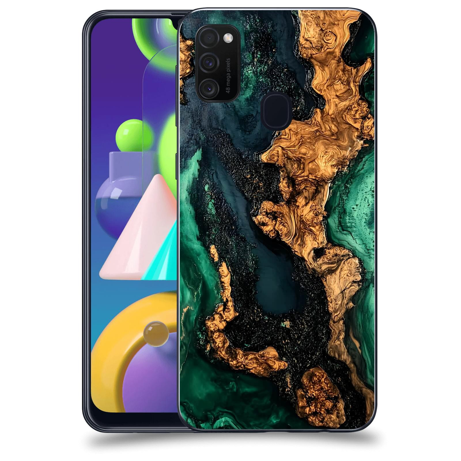 ACOVER Kryt na mobil Samsung Galaxy M21 M215F - Forest Wood II