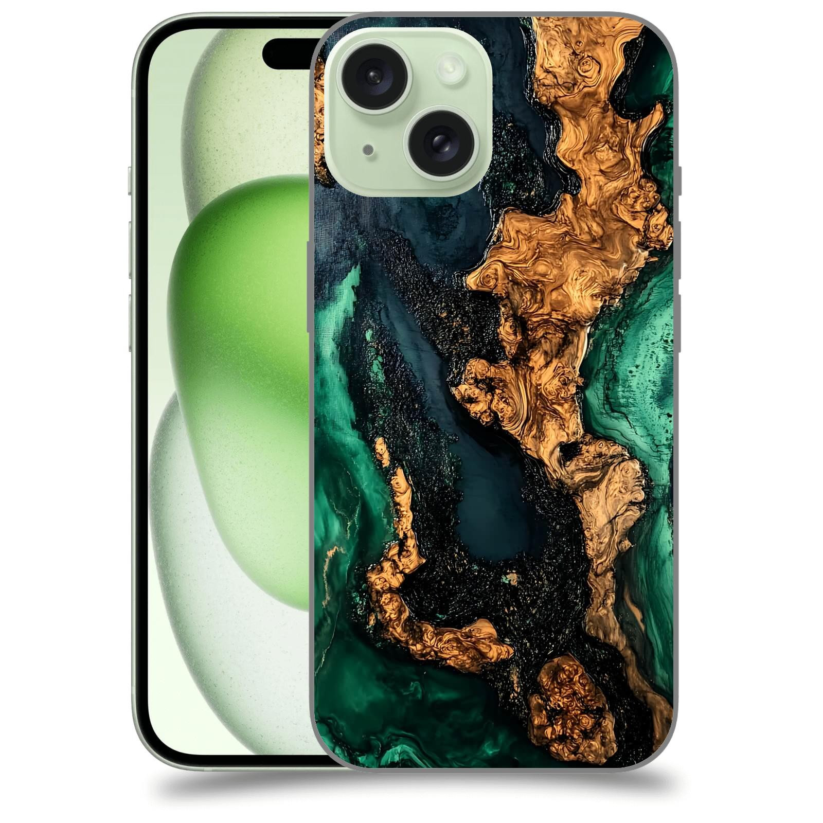 ACOVER Kryt na mobil Apple iPhone 15 - Forest Wood II