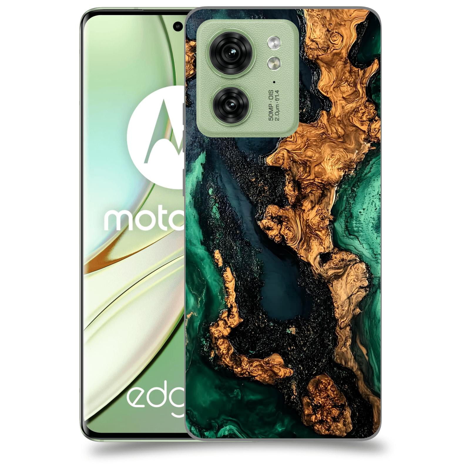 ACOVER Kryt na mobil Motorola EDGE 40 5G - Forest Wood II