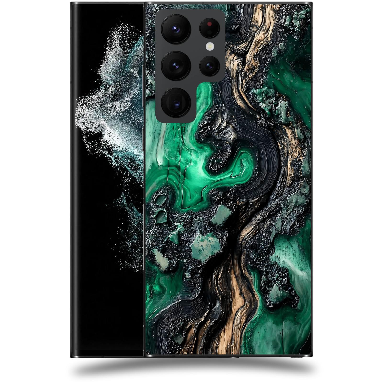 ACOVER Kryt na mobil Samsung Galaxy S22 Ultra 5G - Forest Wood III