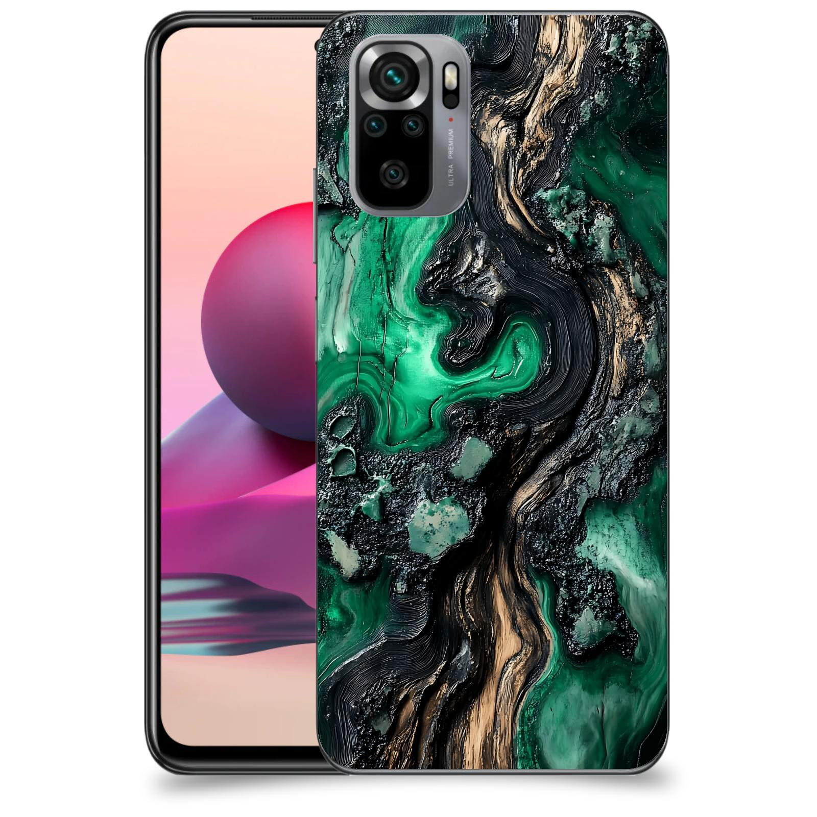 ACOVER Kryt na mobil Xiaomi Redmi Note 10S - Forest Wood III