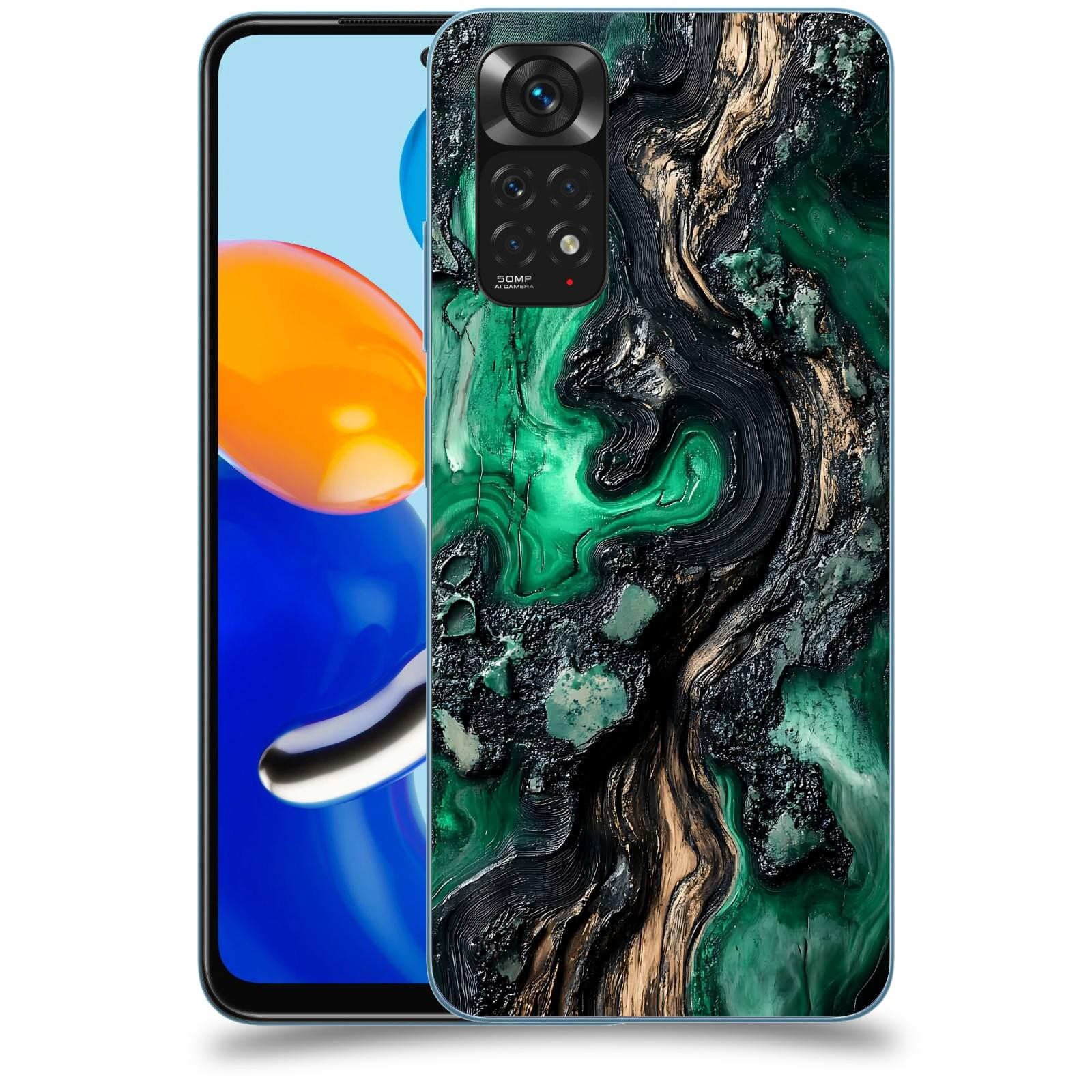 ACOVER Kryt na mobil Xiaomi Redmi Note 11 - Forest Wood III