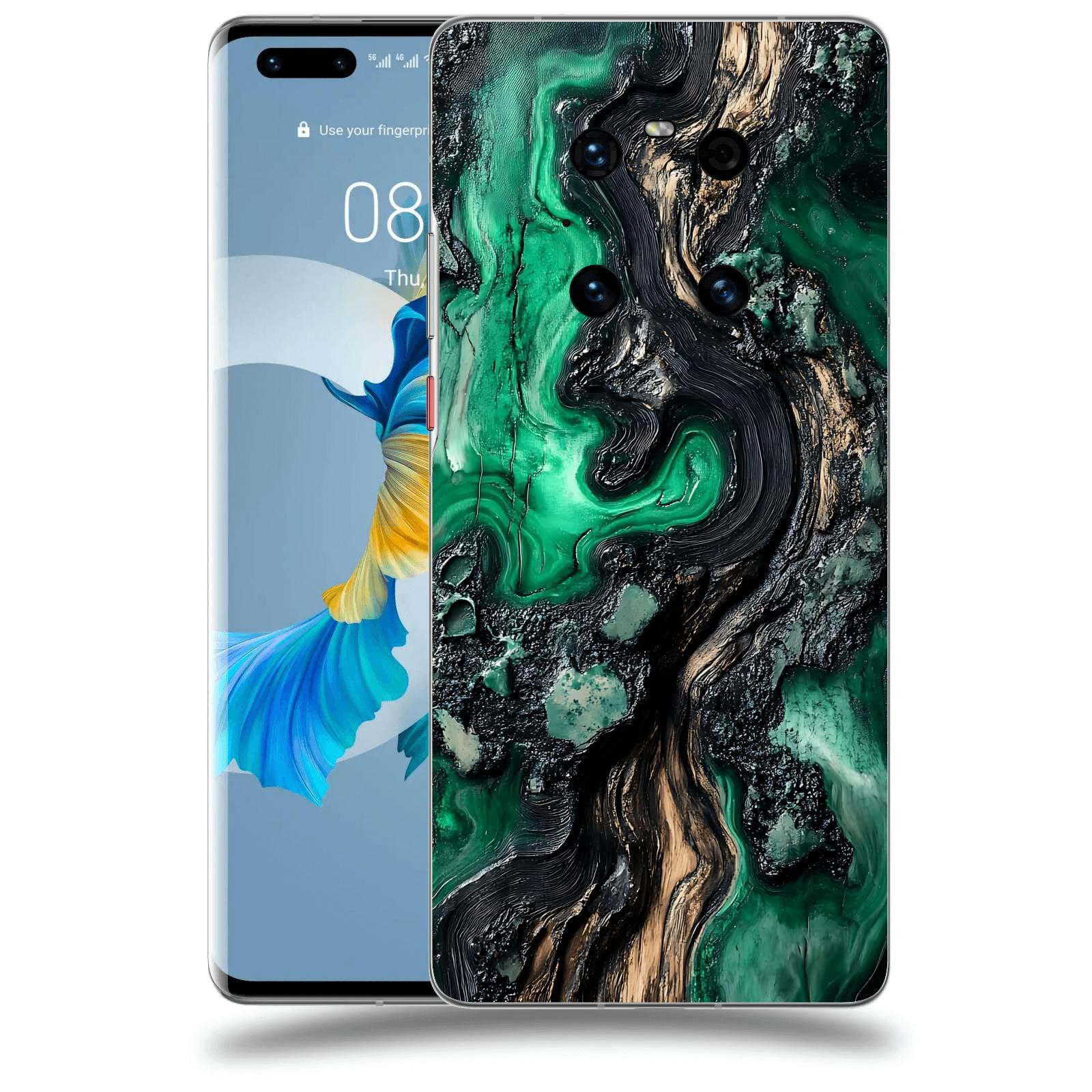 ACOVER Kryt na mobil Huawei Mate 40 Pro - Forest Wood III