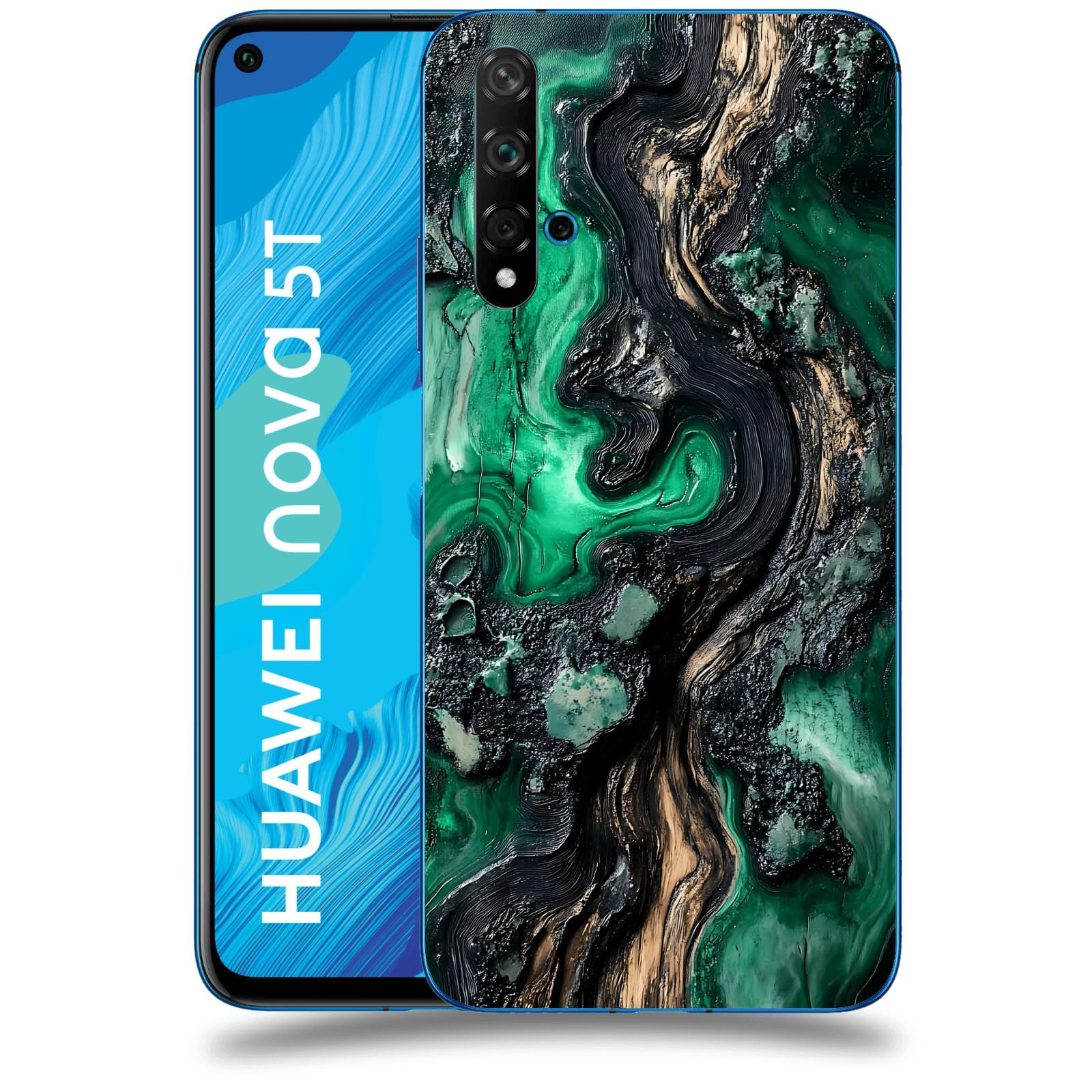 ACOVER Kryt na mobil Huawei Nova 5T - Forest Wood III