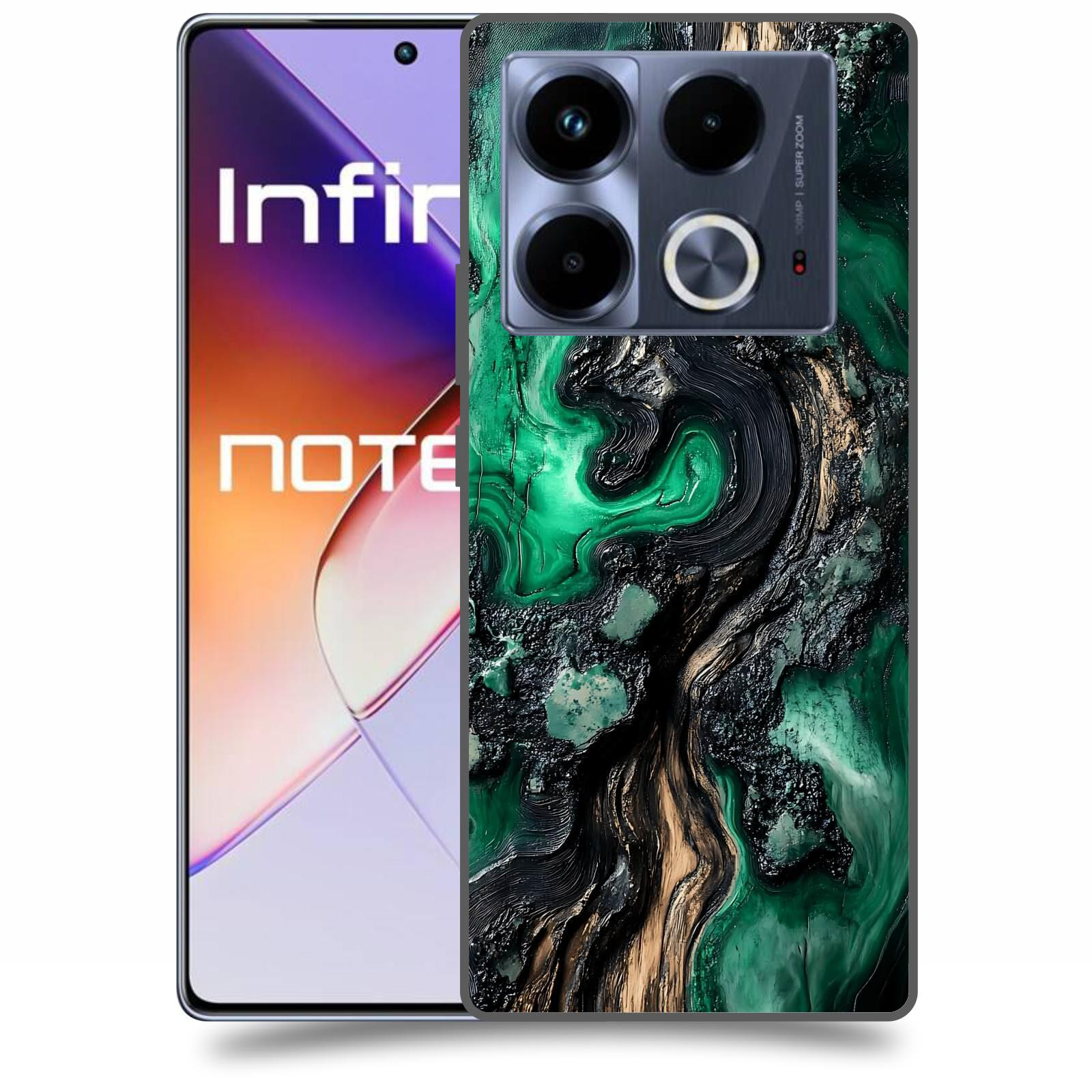 ACOVER Kryt na mobil Infinix Note 40 - Forest Wood III