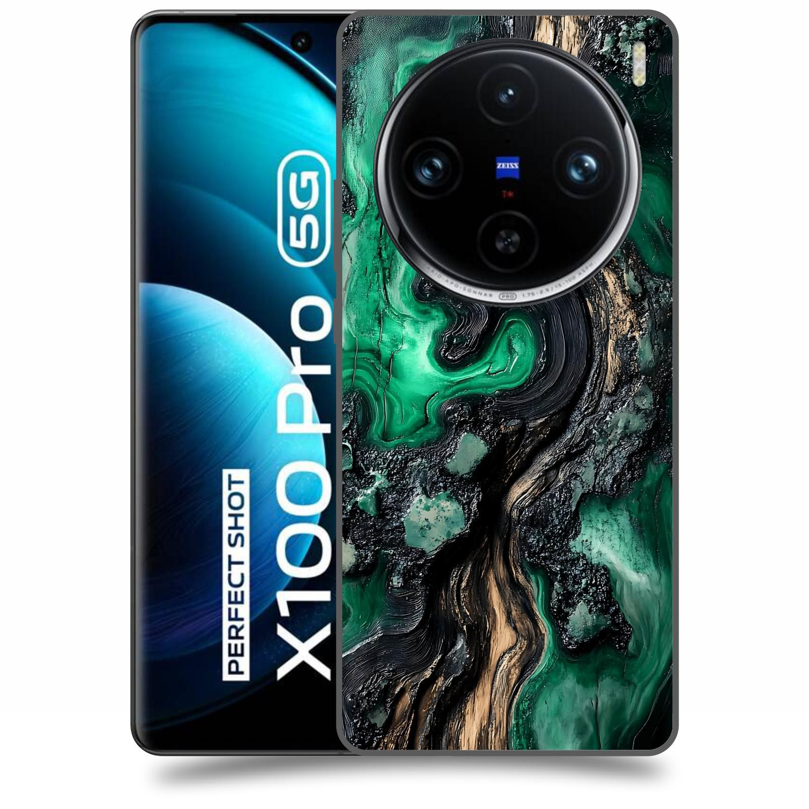 ACOVER Kryt na mobil Vivo X100 Pro 5G - Forest Wood III