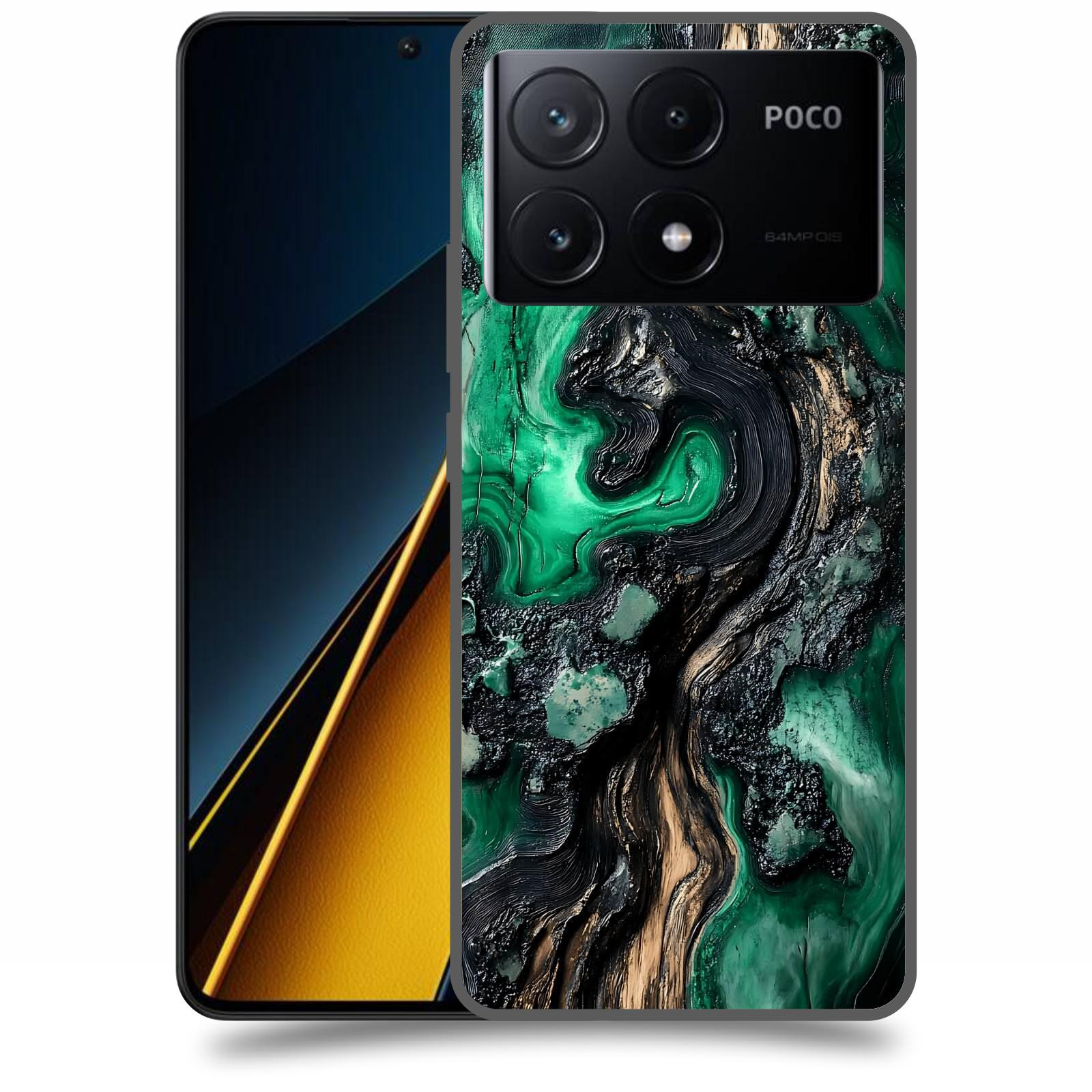 ACOVER Kryt na mobil Poco X6 Pro 5G - Forest Wood III