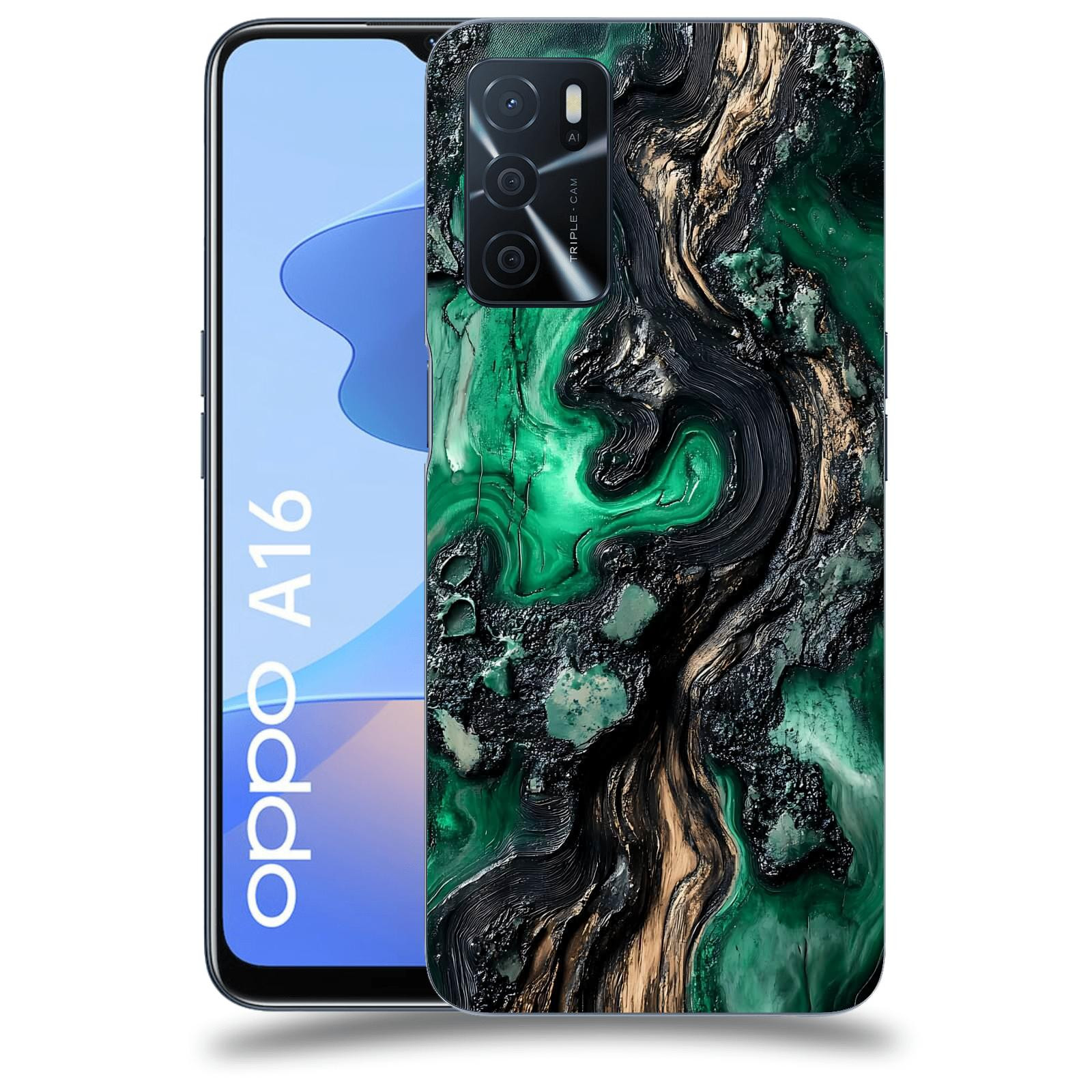 ACOVER Kryt na mobil OPPO A16 - Forest Wood III
