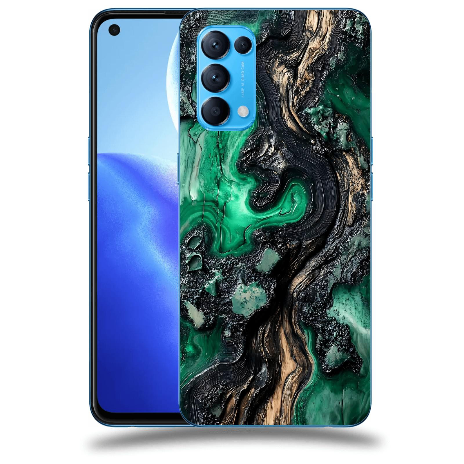 ACOVER Kryt na mobil OPPO Reno 5 5G - Forest Wood III