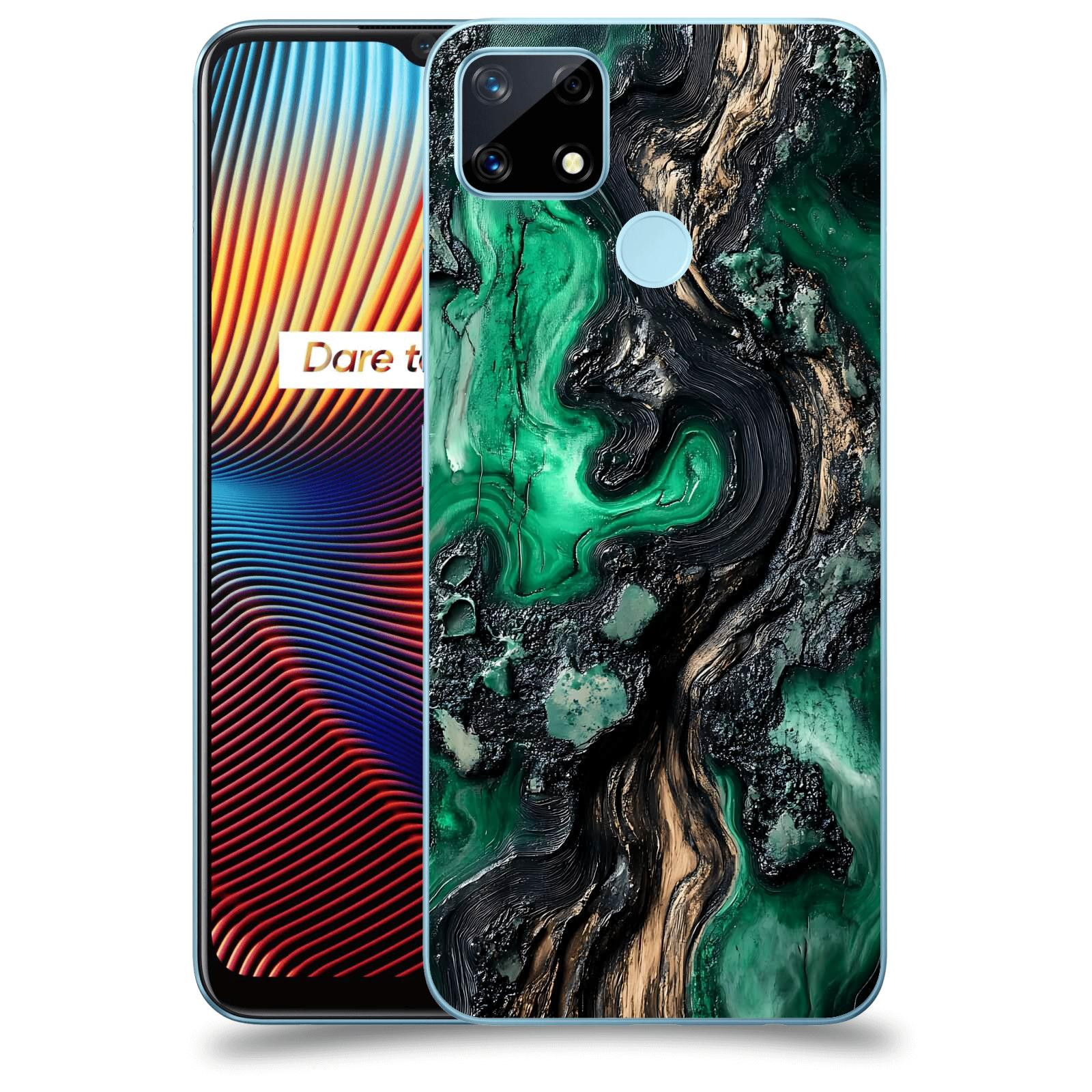 ACOVER Kryt na mobil Realme 7i - Forest Wood III