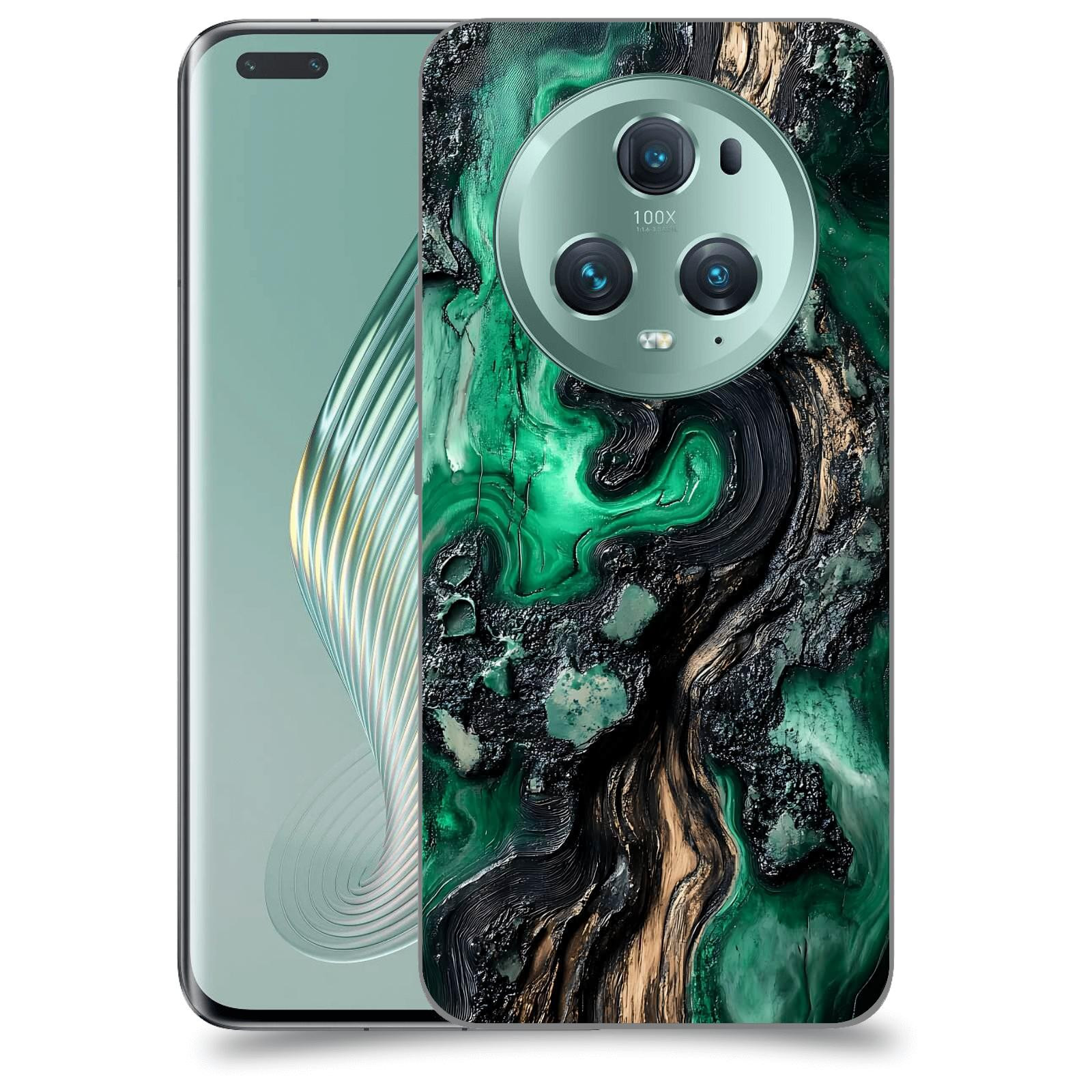 ACOVER Kryt na mobil Honor Magic5 Pro - Forest Wood III