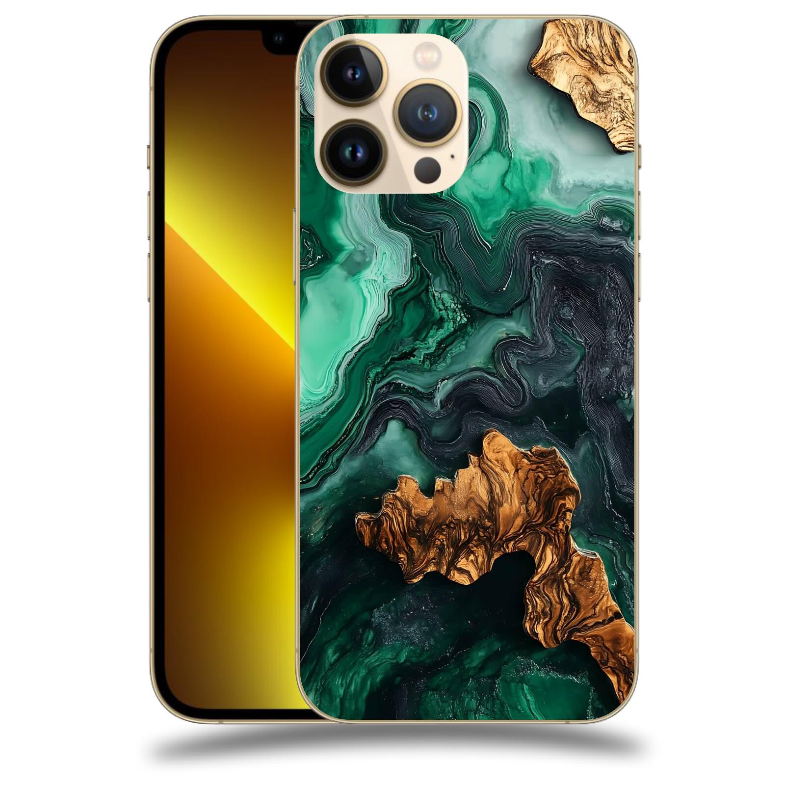 ACOVER Kryt na mobil Apple iPhone 13 Pro - Forest Wood IV