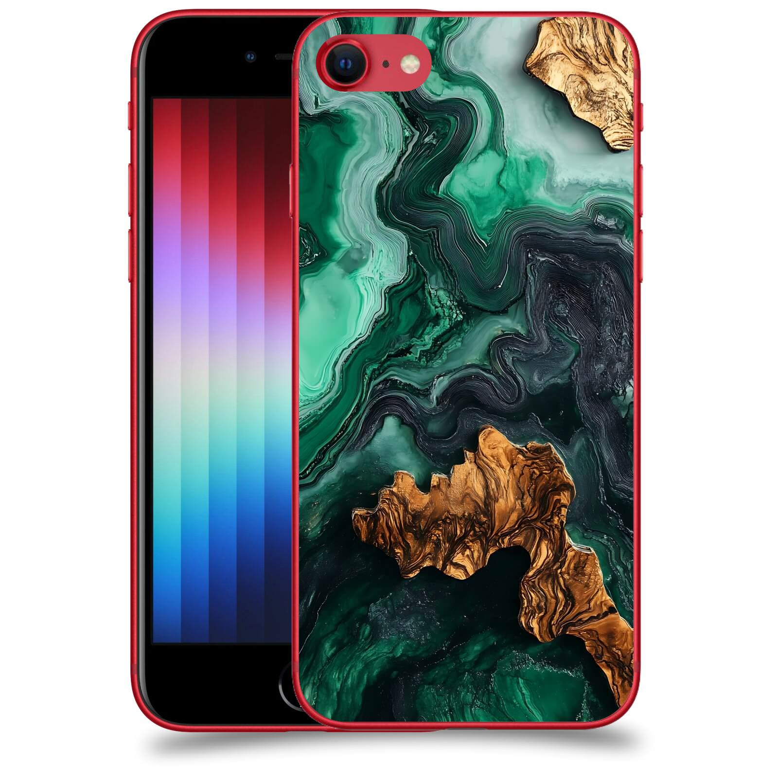 ACOVER Kryt na mobil Apple iPhone SE 2022 - Forest Wood IV