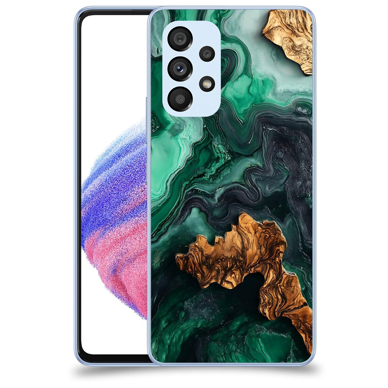 ACOVER Kryt na mobil Samsung Galaxy A32 5G A326B - Forest Wood IV