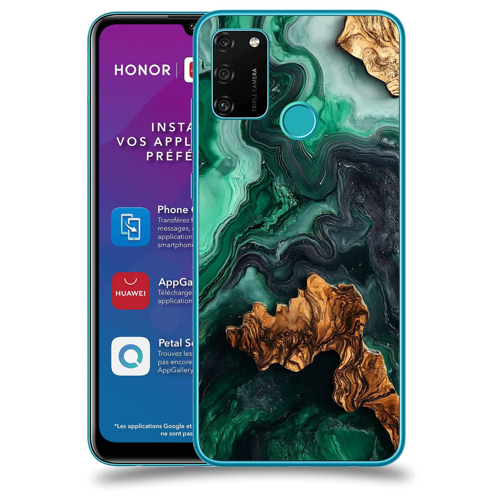 ACOVER Kryt na mobil Honor 9A - Forest Wood IV